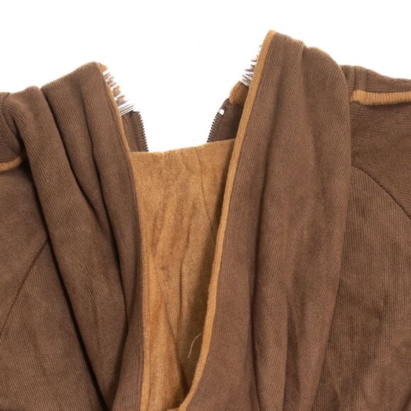 Baby Boo Size 3T Brown Hooded Corduroy Zip-Up Jacket & Flared Pants Set - Picture 6 of 8